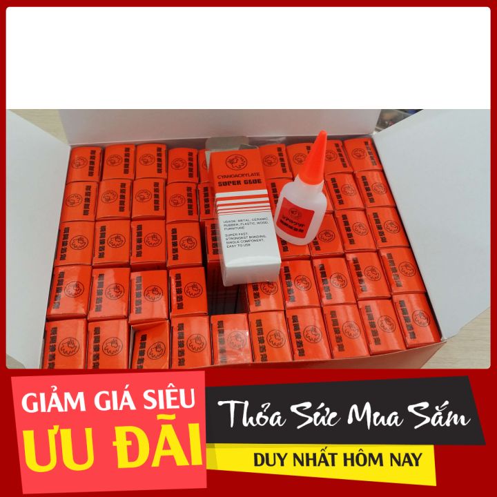 1 Thùng  - Keo Dán 502 Cyanoacrylate không tạo khói
