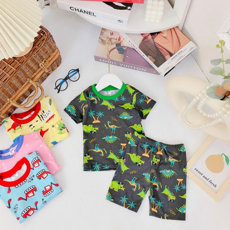 Bộ bozip ba lỗ  xuất dư loại 1 cho bé trai và gái