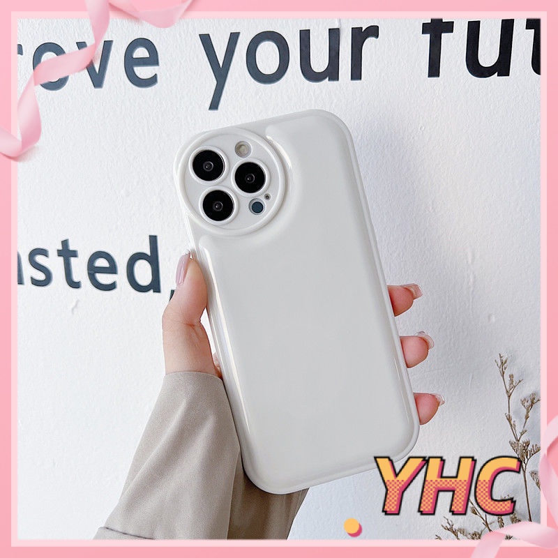 Ốp Điện Thoại Silicon Màu Trơn Có Đệm Khí Cho iphone7plus 8 8plus XR x xs 12 11 pro max plus 13 promax-286