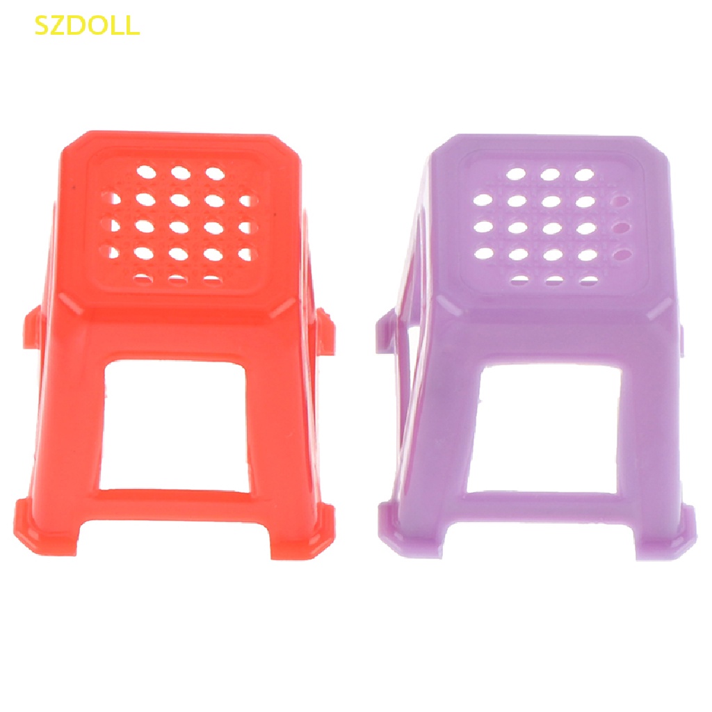 Ghế Đẩu Bằng Nhựa Tỉ Lệ 1 / 12 Trang Trí Nhà Búp Bê