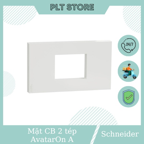 Mặt MCB 2 Cực Schneider M3T02MCB_WE Dòng AvatarOn A