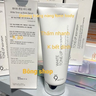 Kem dưỡng trắng da body 9 wishes nâng tone chống nắng
