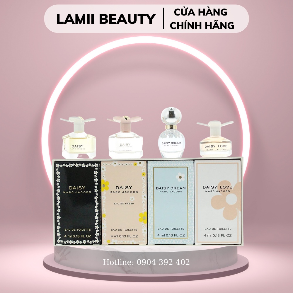 Set nước hoa MARC JACOBS DAISY 4 chai mini