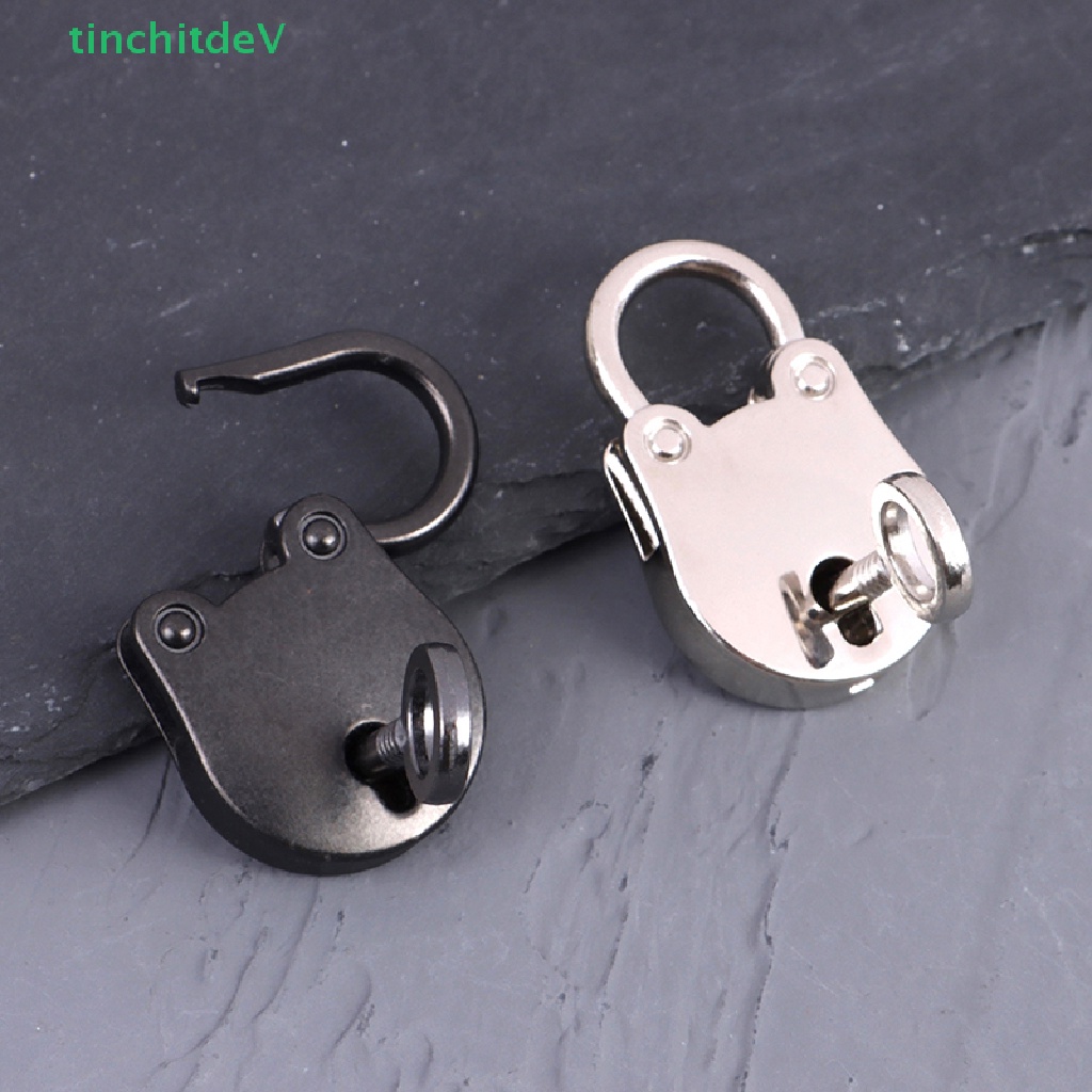 [TinchitdeV] 1 Bộ Ổ Khóa Hành Lý Mini Hình Gấu Có Khóa Cho Hộp Trang Sức [Hàng Mới]
