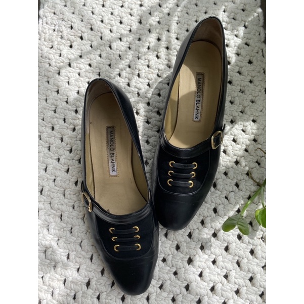 Giày vintage hiệu xịn hiệu Mihama Nhật da thật size 36