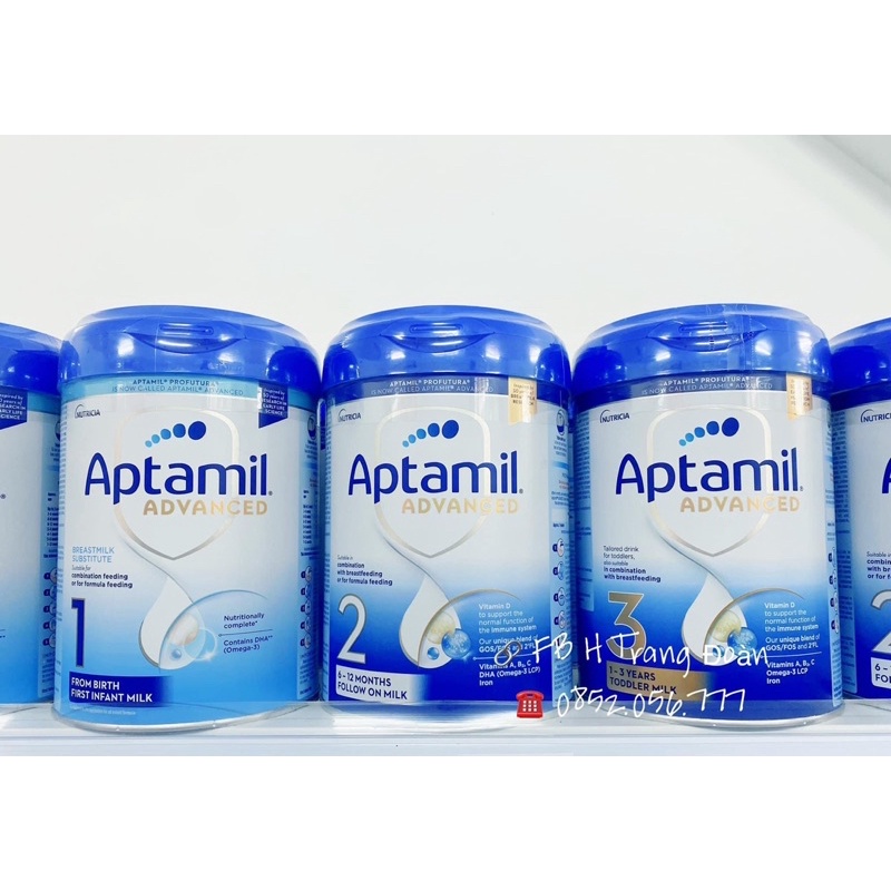 Sữa Aptamil Advanced Anh 800g