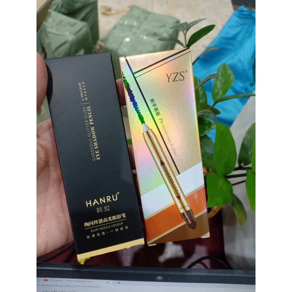 Bút đánh mắt 2 đầu nhũ đa năng - Sản Phẩm Siêu Hot Hiện Nay Lên Tone Rất Đẹp