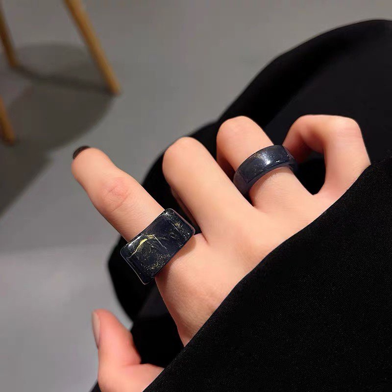 Nhẫn nhựa màu pastel nhiều kiểu