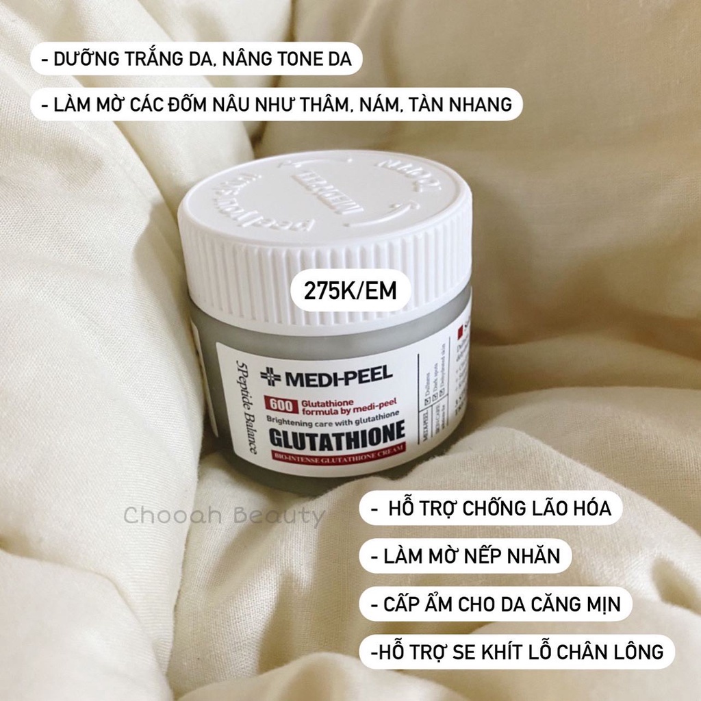 Kem dưỡng trắng da Medipeel Glutathione 50g