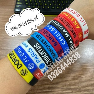 Vòng tay các CLB bóng đá (MU, Arsenal, Chelsea, Real Madrid, Barca, Liverpool, Juventus,…)