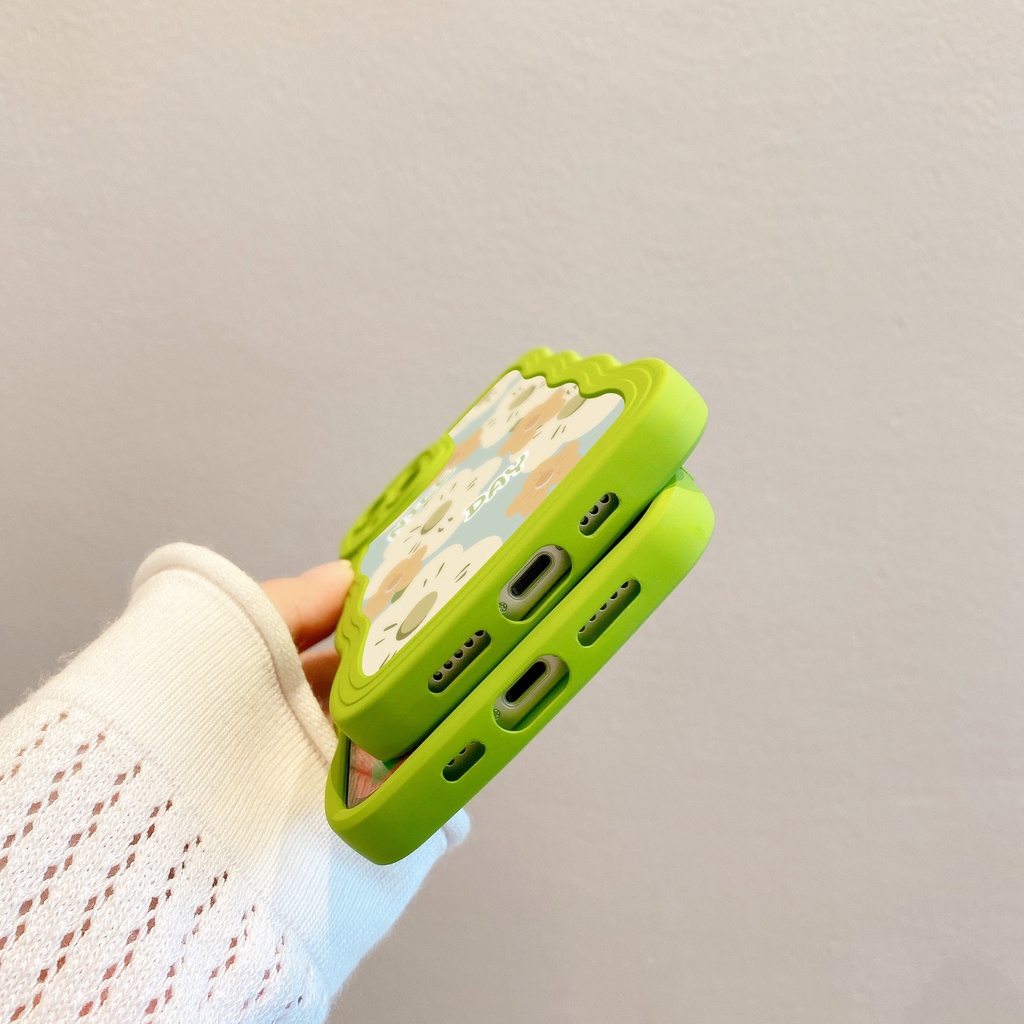 Ốp Điện Thoại In Hoa Chống Rơi Chống Dấu Vân Tay Cho iPhone 7 / 8plus 6plus 13Pro 14 11 12Promax 8 13 12Pro XR X XSMax 14plus