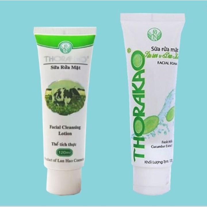 Sữa Rửa Mặt THORAKAO Dưa Leo - Sữa Bò
