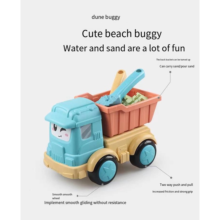 Bộ Đồ Chơi Xúc Cát Bãi Biển 17 Món Cho Bé 3-6 Tuổi