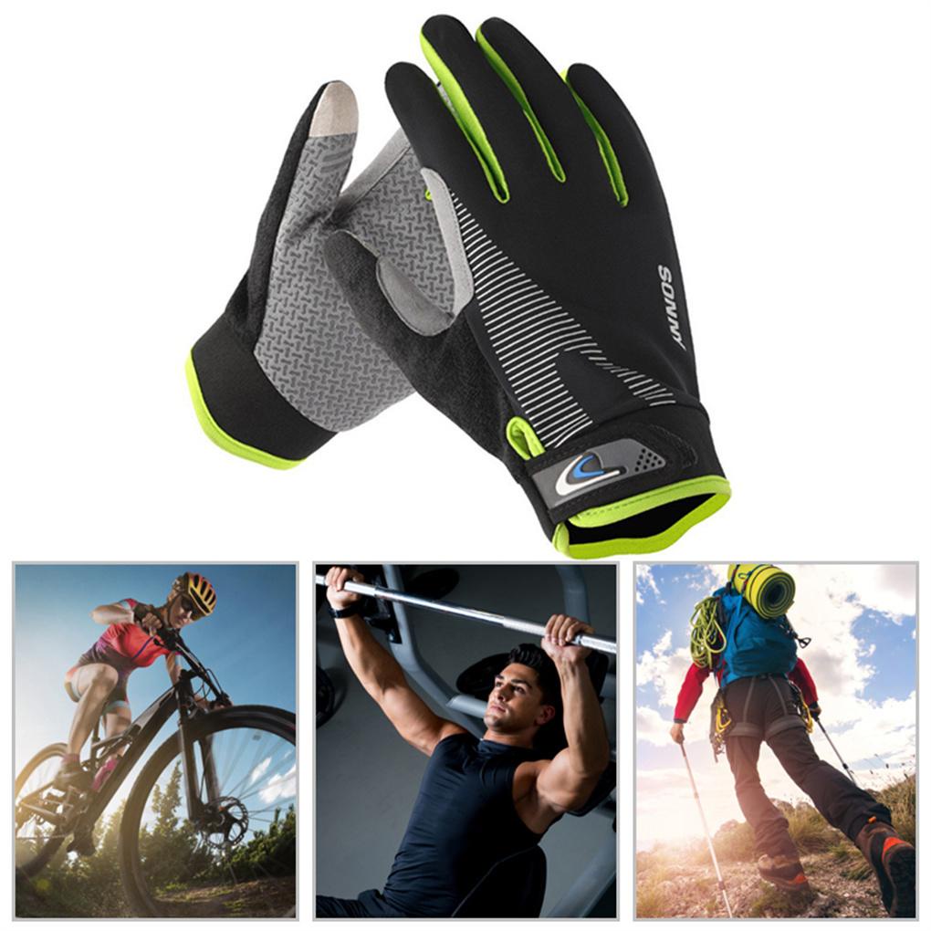 1 Đôi Găng Tay Chạy Xe Đạp Leo Núi Cách Nhiệt Chống Trượt Dành Cho Nam Nữ