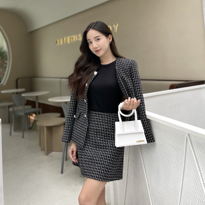 Zaina Tweed Skirt / Chân váy tweed