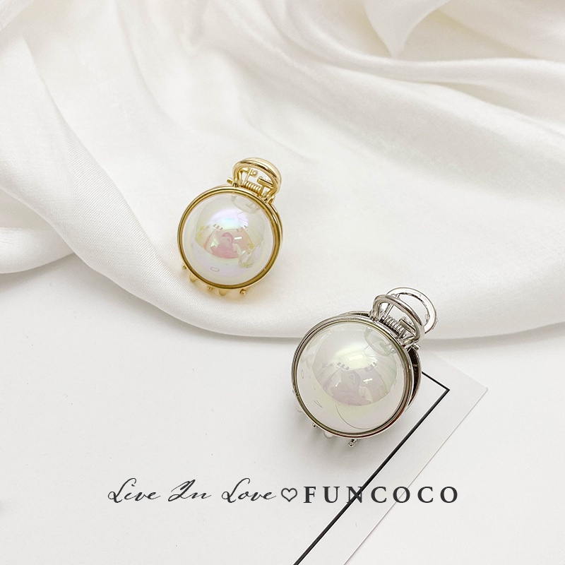 Kẹp Tóc Hình Tròn Lấp Lánh Thời Trang Cho Nữ