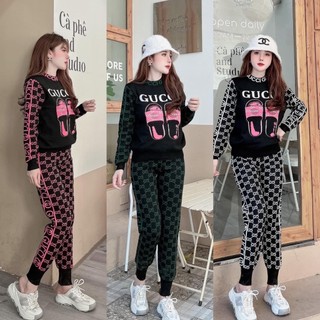 Set bộ len dép g.u.c.c.i hàng qccc