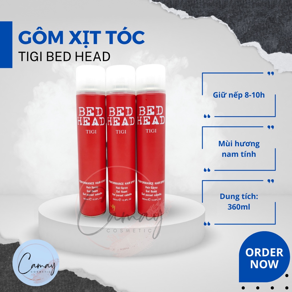 [Chính Hãng] Gôm Xịt Tóc Tigi Bed Head 360ml