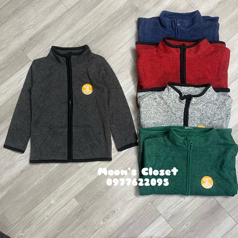 Áo khoác nỉ Jumping Beans size 12m-5y