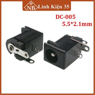 Linh kiện Jack cắm DC cái 5.5*2.1mm