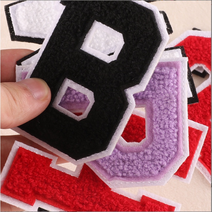 Sticker thêu, patch chất liệu nỉ bông dán quần áo, mũ, nón