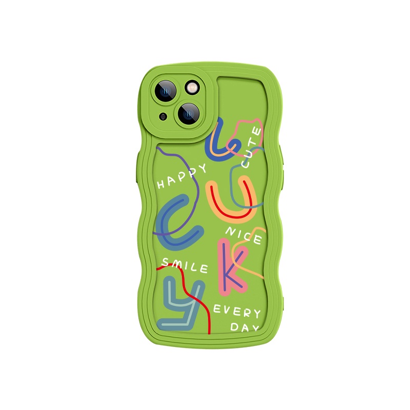 Ốp Điện Thoại Họa Tiết Chữ Đơn Giản Thời Trang Chống Rơi / Vân Tay Cho iPhone 11 12 13Pro 14 7plus 6plus 7 8 6 xr xs max