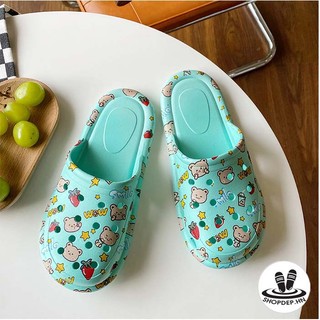 Dép sục, Dép sục đi trong nhà có lỗ hoa văn đẹp ShopDep DNL36