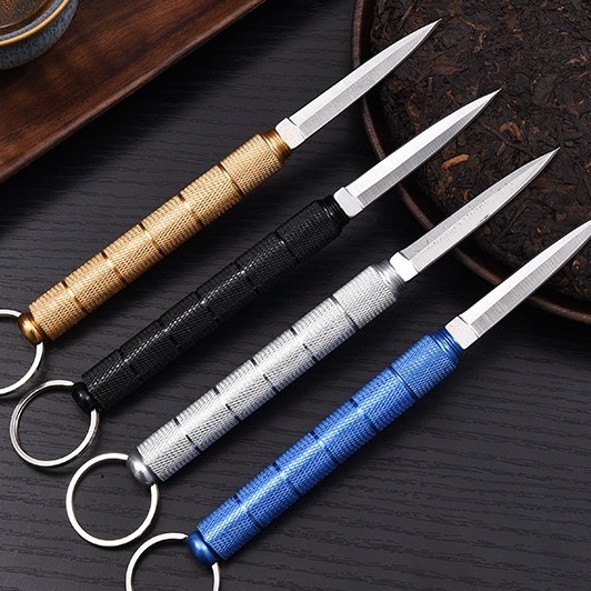 Móc Khoá Dao Đa Năng Dao Mini Gấp Gọn Dã Ngoại Sinh Tồn Tiện Lợi Chất Liệu