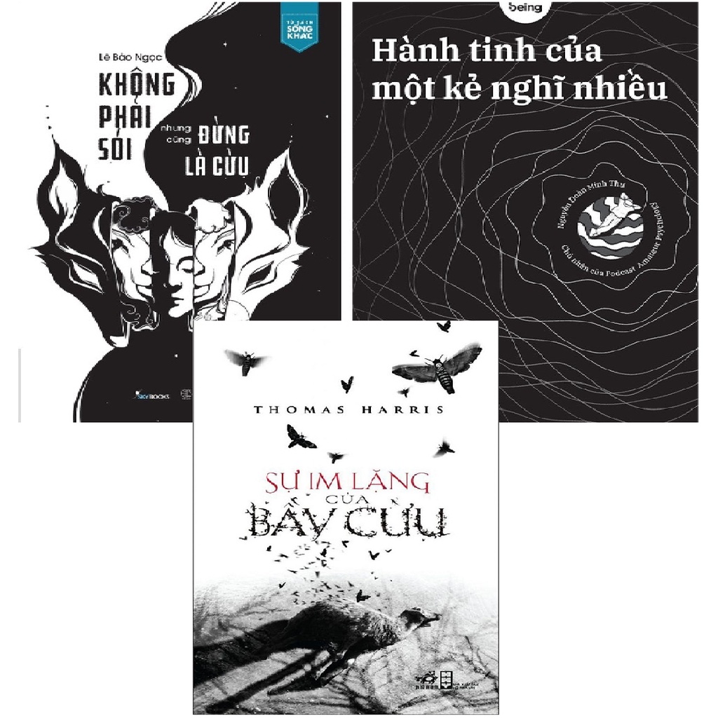 Sách - Combo 3 cuốn: Không Phải Sói Nhưng Cũng Đừng Là Cừu, Hành Tinh Của Một Kẻ Nghĩ Nhiều, Sự Im Lặng Của Bầy Cừu