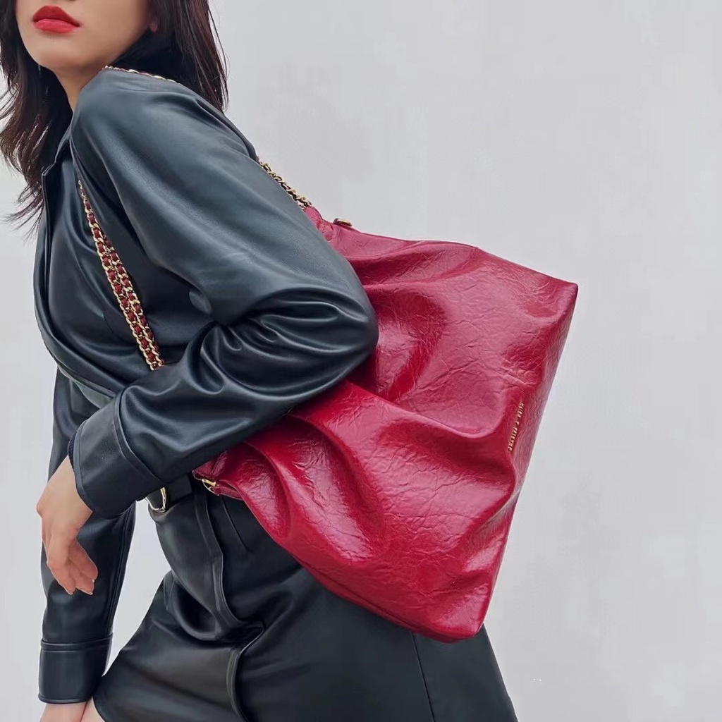 Túi Xách Thiết Kế Mới Cao Cấp Thời Trang Dành Cho Nữ 40671449 Túi Xách Cỡ Lớn Phối Dây Xích Thời Trang Cho Mẹ Và Bé