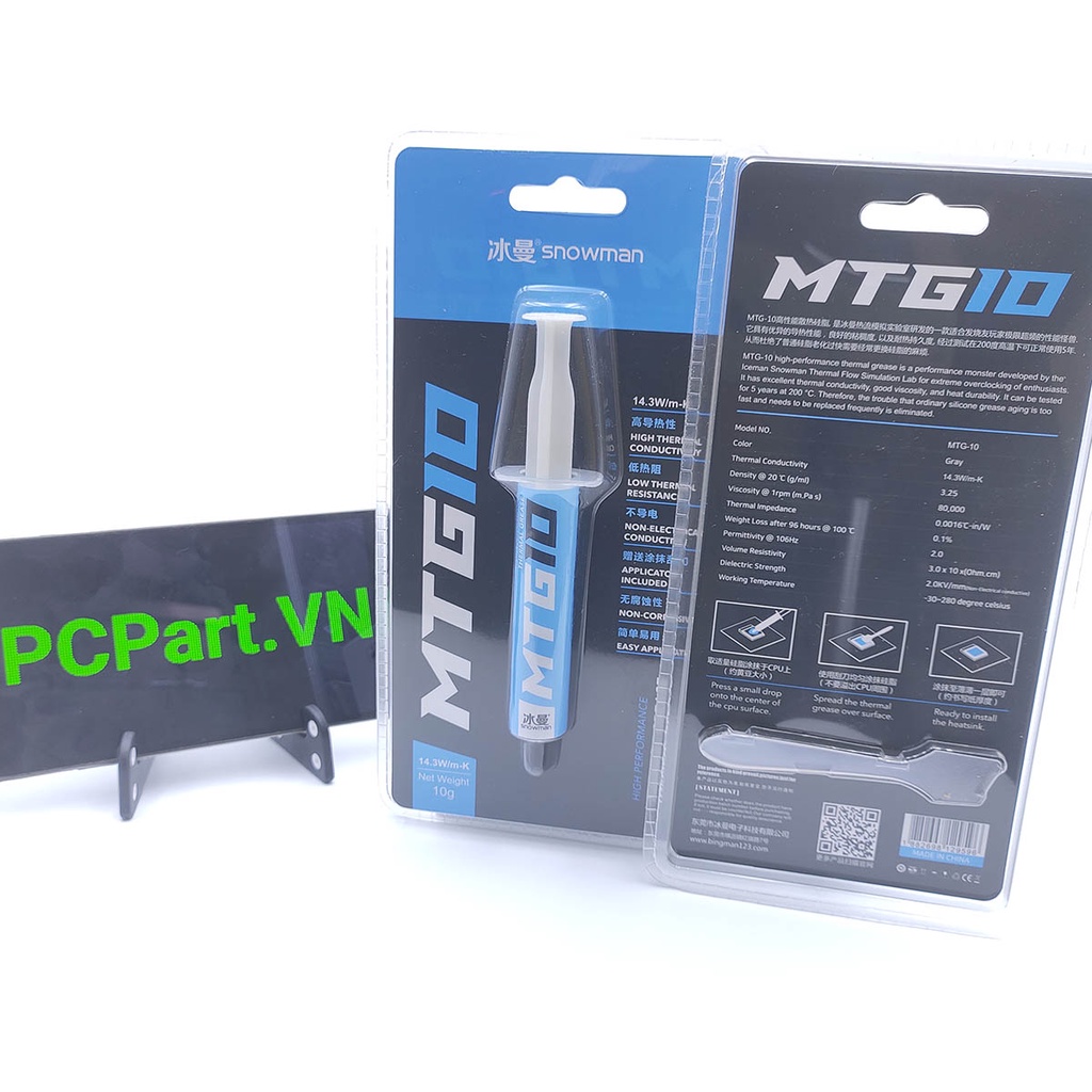 Keo tản nhiệt Snowman MTG5 MTG10 chính hãng hiệu năng cao, giá rẻ