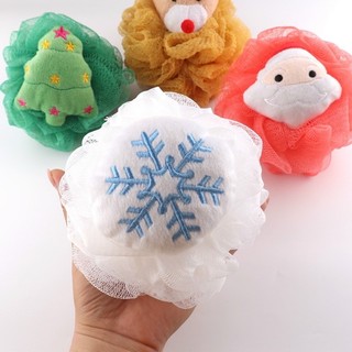combo 10 bông tắm giáng sinh ( sỉ 14k)