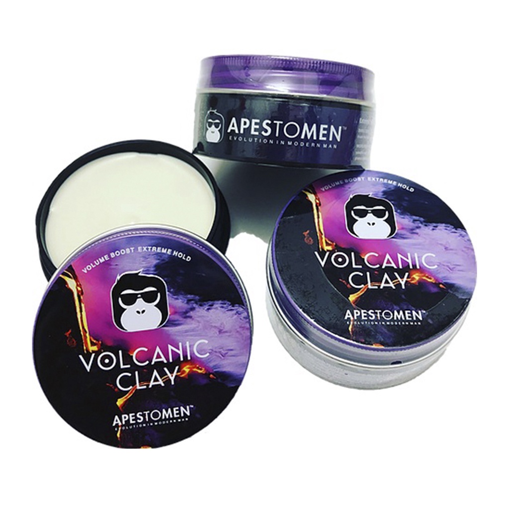 Sáp Tạo Kiểu Tóc , Vuốt tóc Giữ Nếp Volcanic Clay - Gíup Bạn Luôn  Giữ Phong Thái Người Đàn Ông Bản Lĩnh - Happy Shop