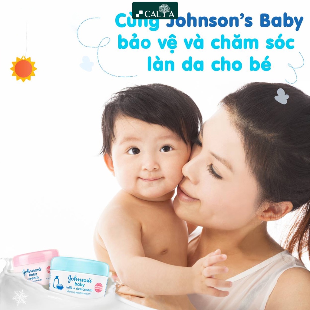 Kem Dưỡng Johnson's Baby Cho Em Bé, Dưỡng Ẩm Dịu Nhẹ, Chống Nẻ - Johnson's Baby Cream 50g