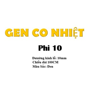 [ 1 Mét ] Gen co nhiệt 8mm, gen co nhiệt phi 8 ( Nhiều Cỡ )