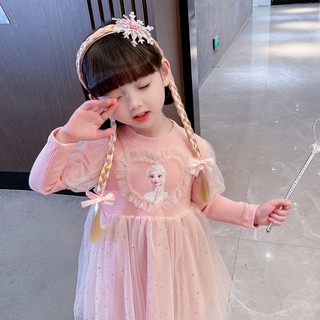 Váy công chúa elsa  bồng bềnh