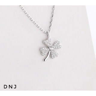 Dây chuyền 4 lá bạc ta