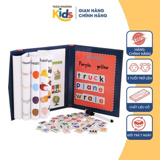 Bộ đồ chơi ghép hình, bộ sách ghép chữ đánh vần Spelling Game - Thảo Phương Kids