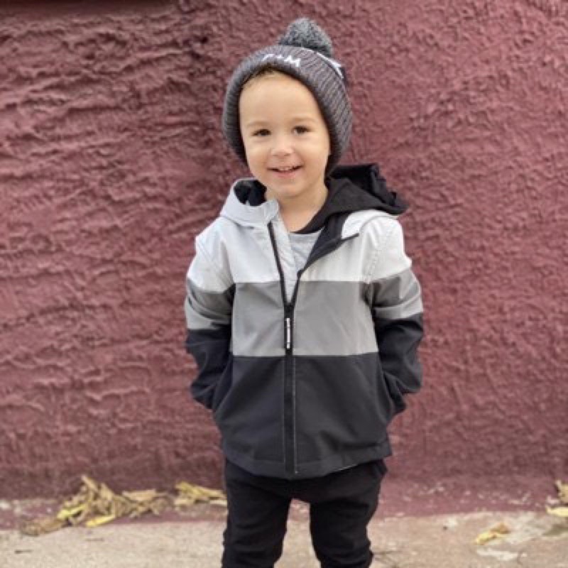 Áo khoác lót nỉ chống nước cho bé trai, bé gái xuất dư xịn 2-5 tuổi.