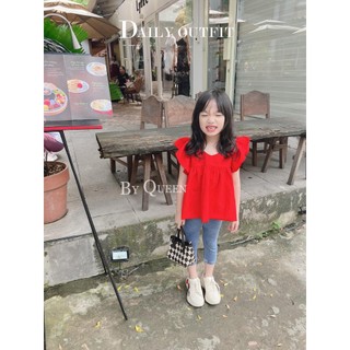 Áo kiểu đỏ xinh Q.B Studio