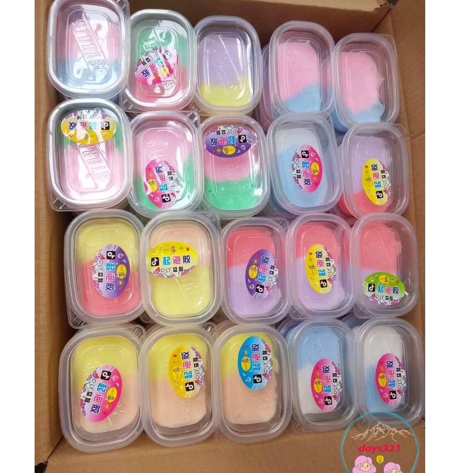 SLIME ÂU BÓNG 3 MÀU LOẠI TO cực đẹp thiết kế độc đáo ấn tượng Đồ chơi Slam Gudetama Squishy