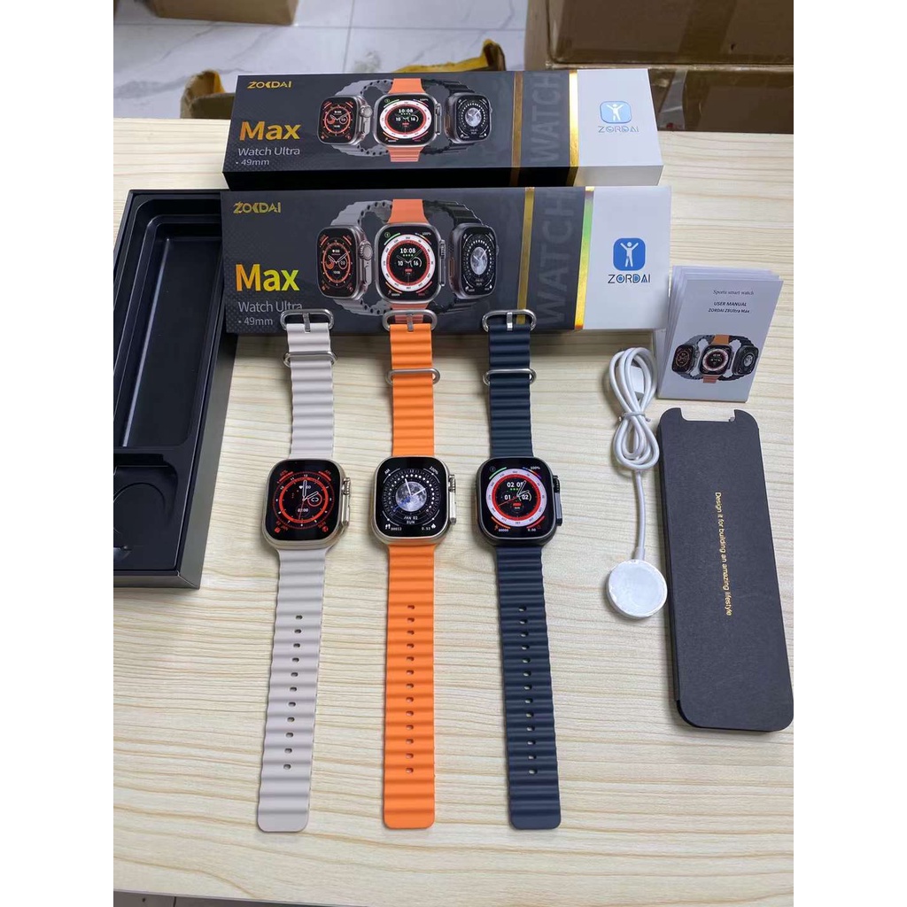 Đồng Hồ Thông Minh IWO TOP 49mm Z8 ultra MAX NFC Hỗ Trợ Sạc Không Dây 8 Bluetooth 2.08inch 380Mah PK MT8 ultra H10 ultra