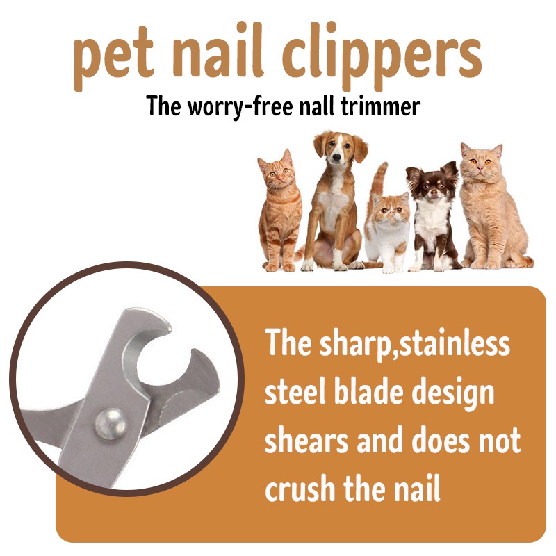 HamshMoc Kềm Cắt Móng Chân Thú Cưng Không Cắt Tỉa