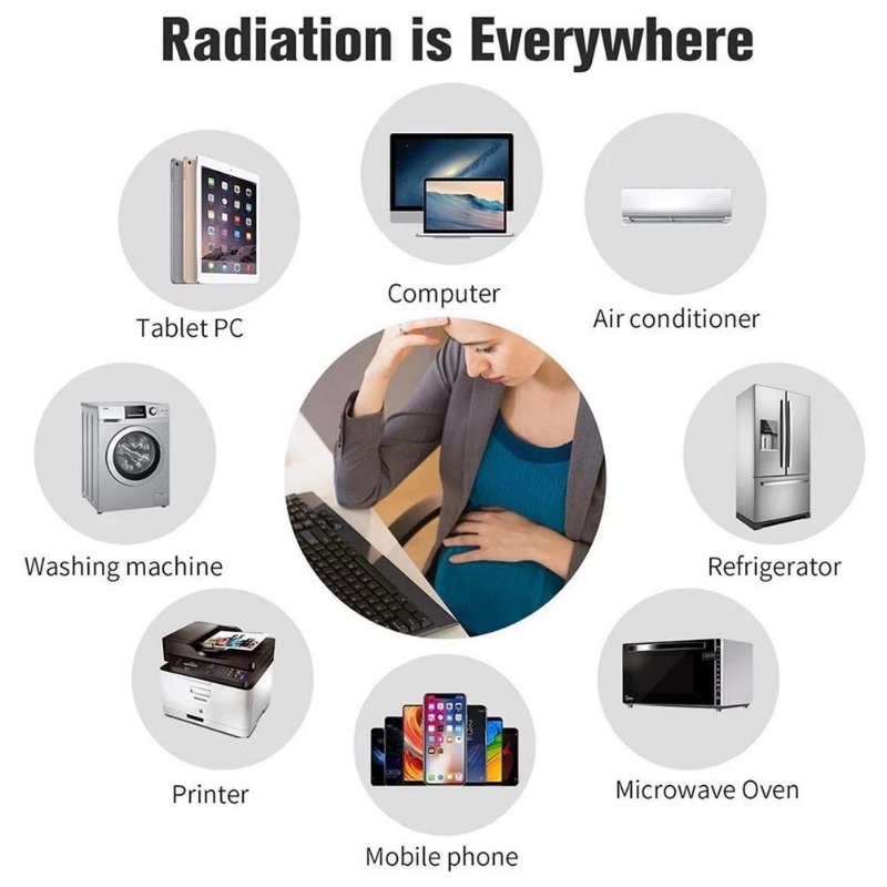 Miếng Dán Chống Bức Xạ EMF Bảo Vệ Điện Thoại Di Động