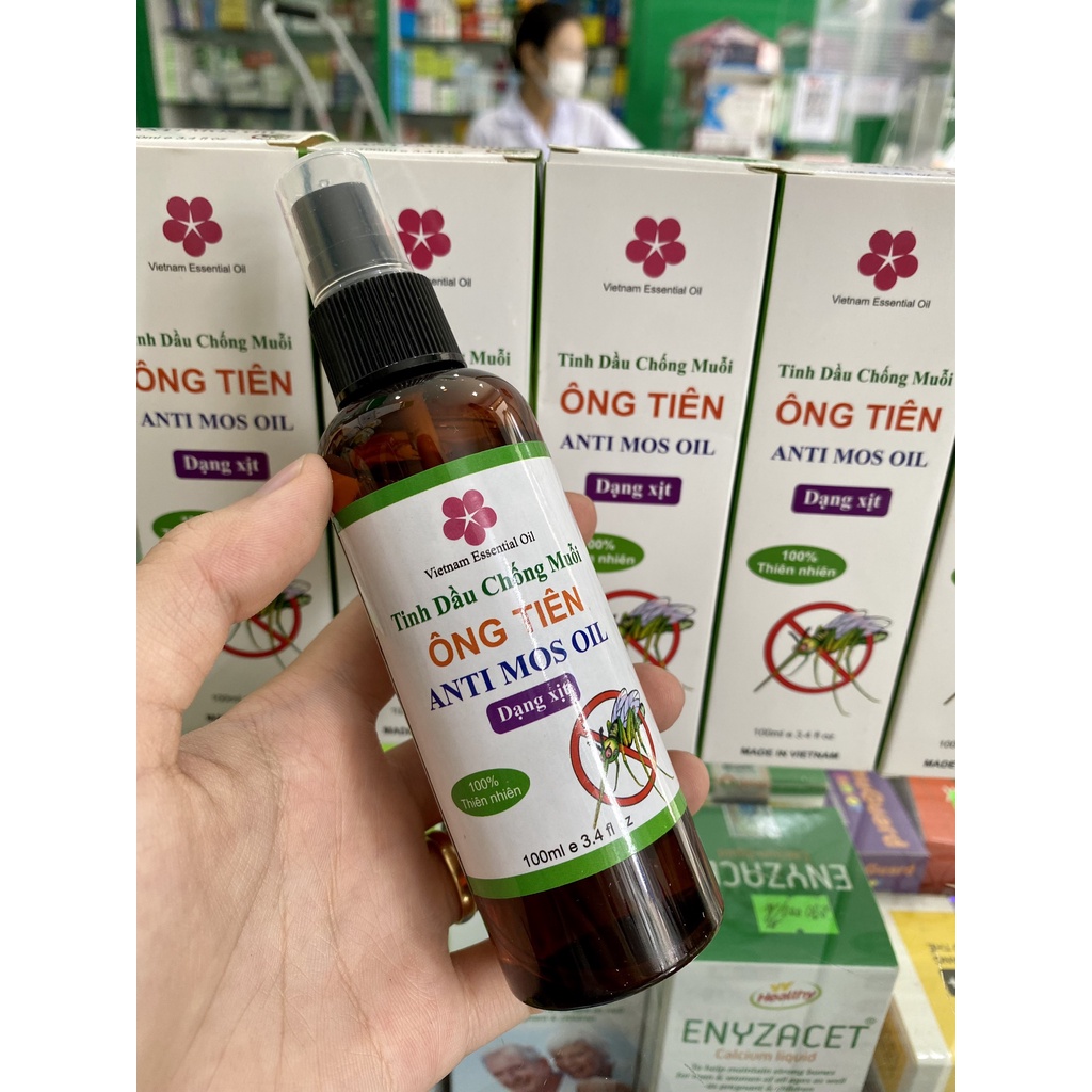 Tinh Dầu sả chanh Chống Muỗi Ông Tiên, Thơm Mát Sảng Khoái, Lưu Hương Lâu Dài, Tuyệt Đối An Toàn
