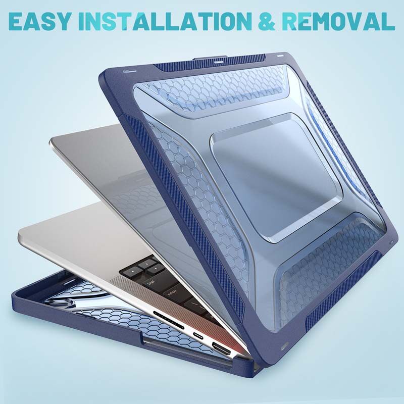 Ốp Máy Tính Bảng Cứng Hai Lớp Chống Sốc Cho MacBook Air 13.6 inch 2022 M2 / MacBook Pro 14 inch 2021 / MacBook Air 13 inch 2018 2020 / MacBook Pro 13 inch 2018 2020 2022