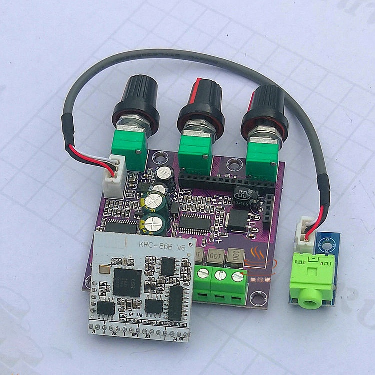 Mạch âm thanh Krc 2.1 TPA 3110 Màu tím (15*15+30W) Bản nâng cao