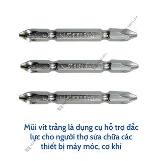 Mũi bắn vít (đầu bake) trắng LS+ (45mm, 65mm, 100mm) [Hàng chính hãng]
