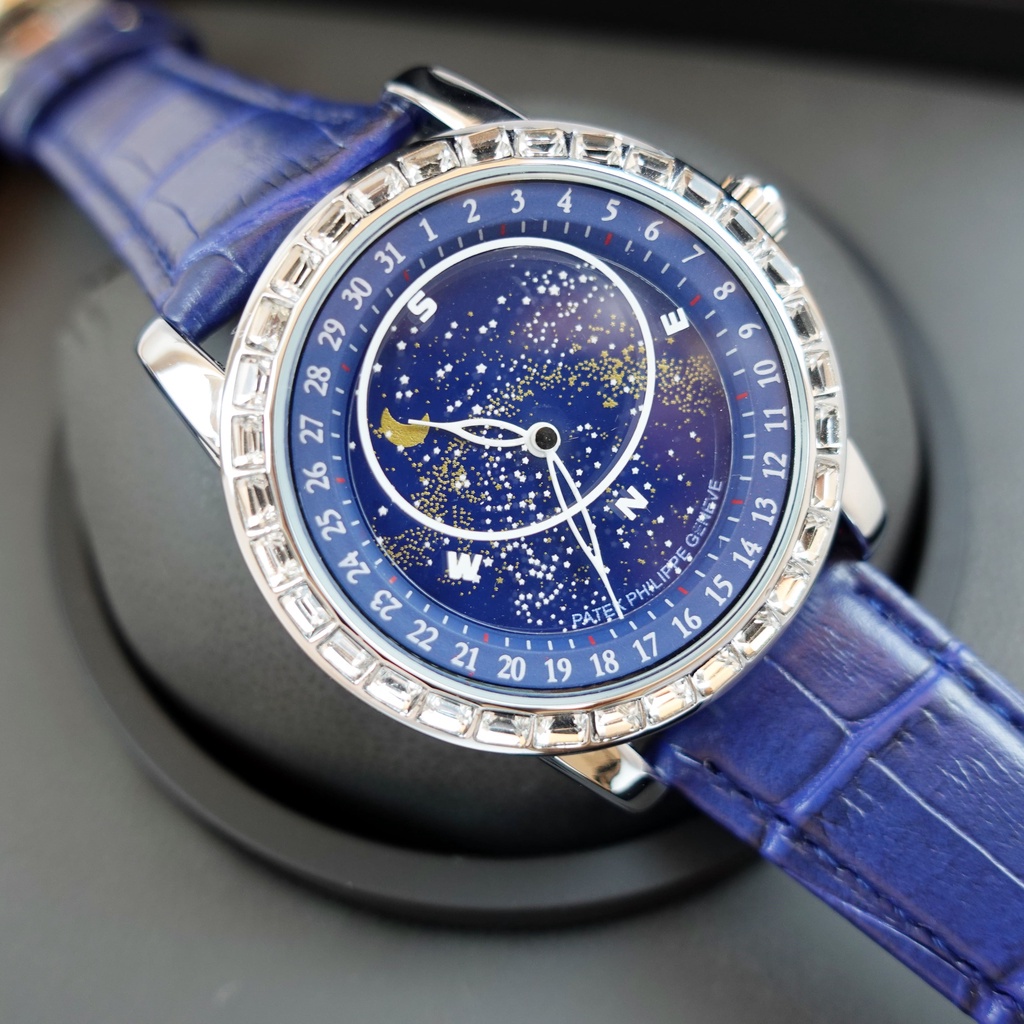 Đồng hồ nam cơ automatic ngân hà dây da khóa bướm size 42mm Pantak ngân hà - MR WATCH CS3