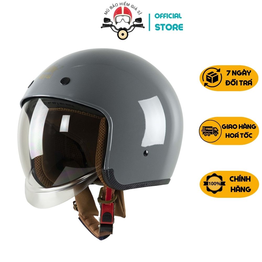 Mũ Nón Bảo Hiểm 3/4 Royal M139 Kính Âm - lót tháo rời Cực Hot size